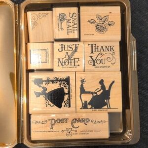 Stampin' Up! 2001 Vintage Postcard set, 9pcs